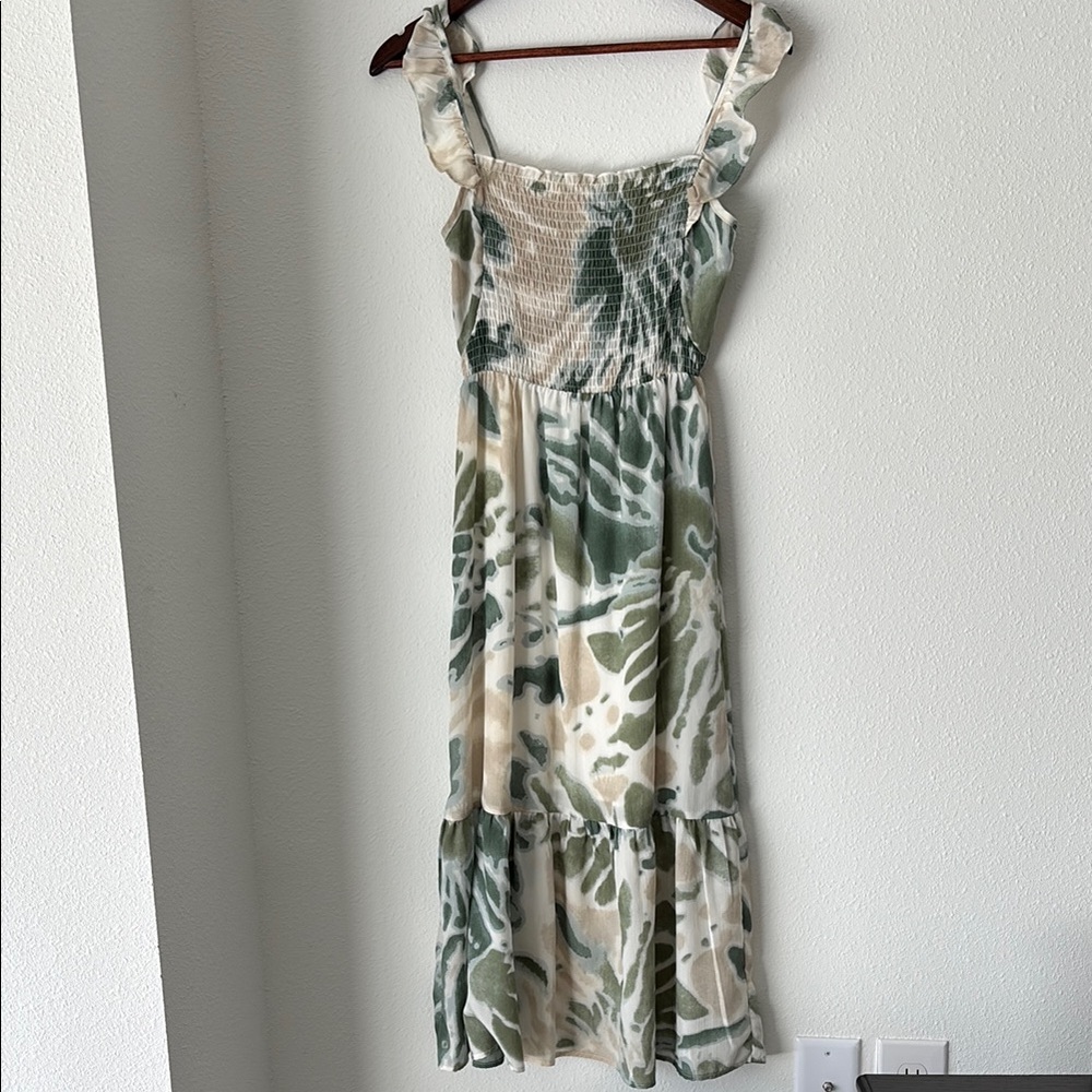 Lush Tie Dye Midi Smock Top Summer Dress